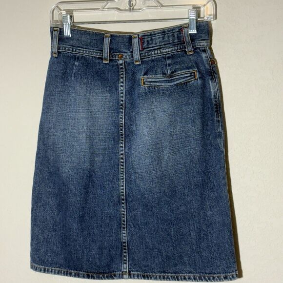 Guess Jeans Denim Skirt XS/24 Y2K Style Vintage Blue Wash Womens - Picture 2 of 9